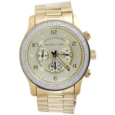 michael kors mens diamond watch